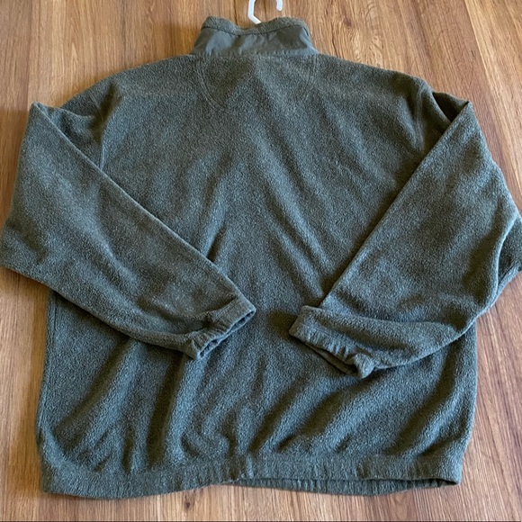 Field & Stream Olive Green 1/3 Button Fishing Utility Sweater Size Large - Picture 10 of 13